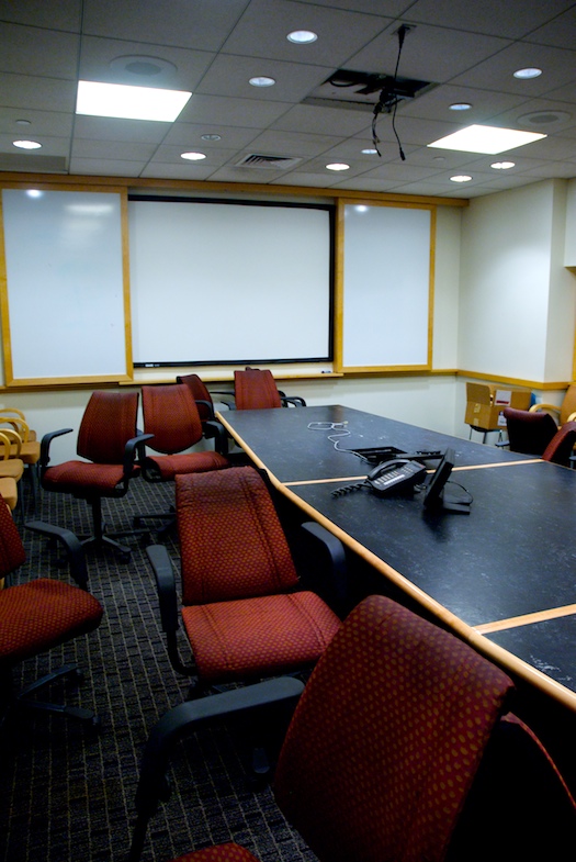 From the set "Vacated New York Times Building. Photographed by David Kimelman in 2007.