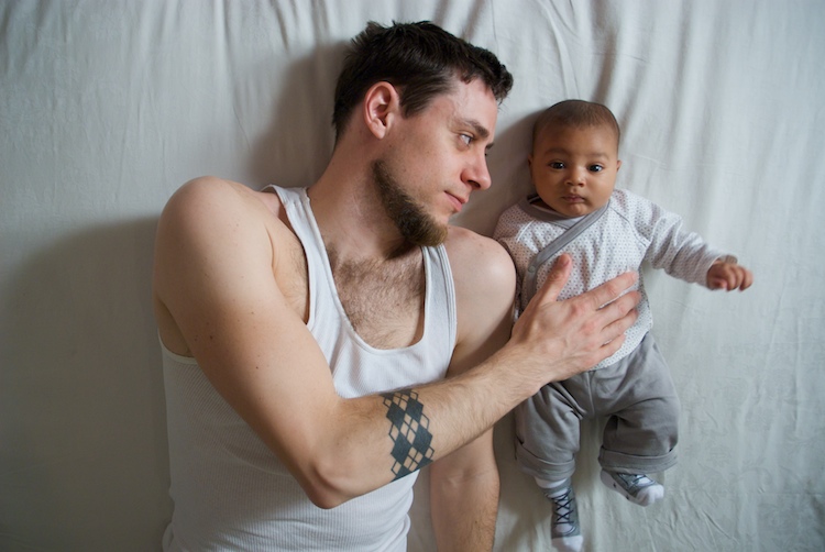 From the set "Father & Son." Photographed in Brooklyn by David Kimelman in 2008.