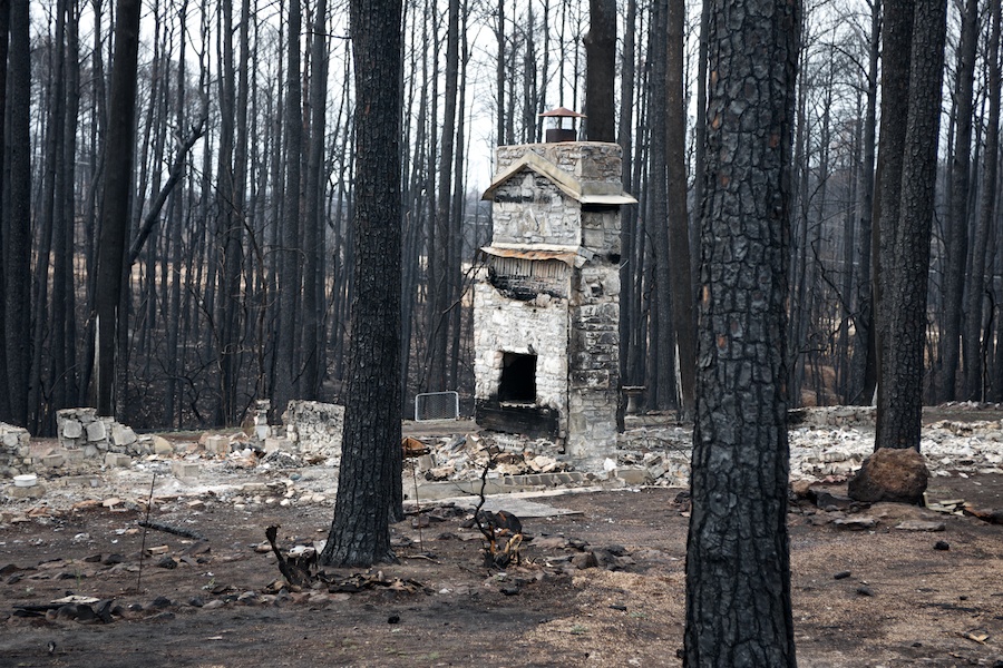 "Wildfire —Hearth" from the series, Natural Order, photographed by David Kimelman