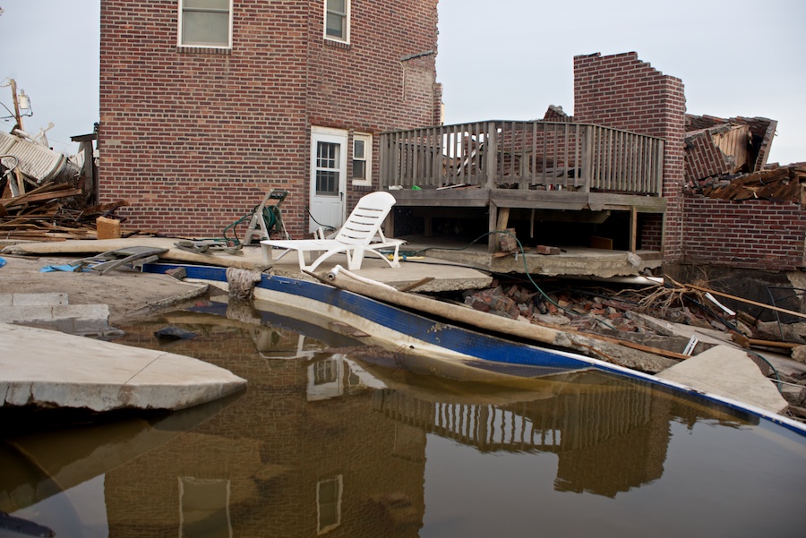 Super Storm Sandy Aftermath -- Belle Harbor & Jacob Riis Beach